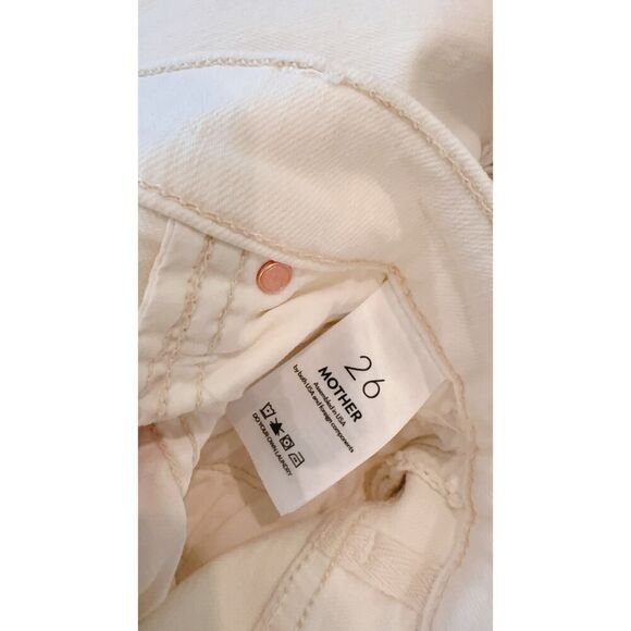 MOTHER The Undercover Cargo Sneak Cream Puffs 26” - Picture 11 of 11
